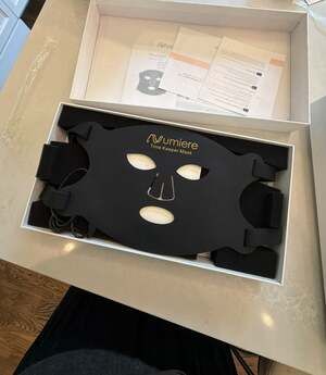 Numiere Time Keeper LED Face Mask open box fast to ship out